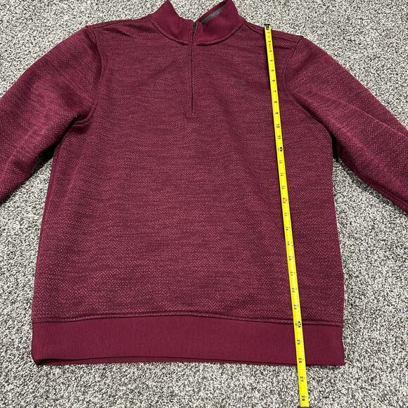 Men’s Under Armour Coldgear Loose Golf 1/4 Quarter Zip Pullover, Medium - Picture 8 of 9